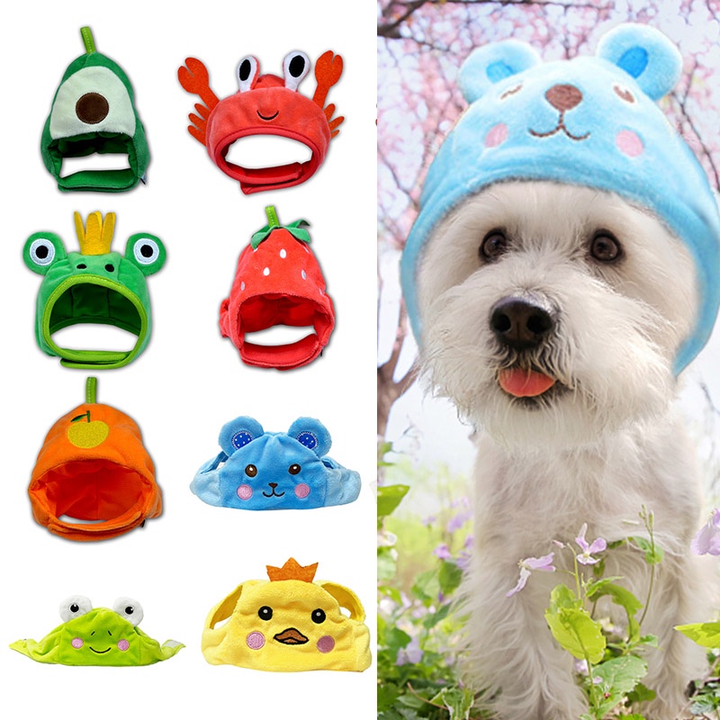 ภาพหน้าปกสินค้าหมวกแมว หมวกตุ๊กตา หมวกสุนัข หมวกการ์ตูน เสื้อผ้าสัตว์เลี้ยง หมวกแมวน่ารัก
