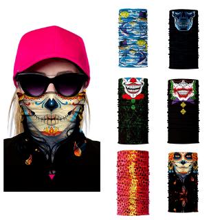 Cycling Ghost Face Mask scarf Winter bonnet Scarf Motorcycle Skull Beanie Balaclava skiing Halloween