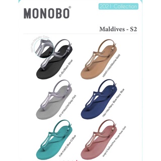 รองเท้าแตะแบบสวม รัดส้น MONOBO รุ่น MALDIVES S2 ใหม่ล่าสุด ของแท้100%