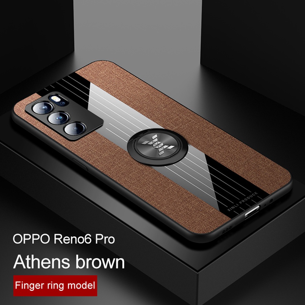 เคสโทรศัพท์มือถือ-tpu-นิ่ม-แบบผ้าทอ-พร้อมแหวนแม่เหล็ก-สําหรับ-oppo-reno-6-pro-5g-reno6-5g