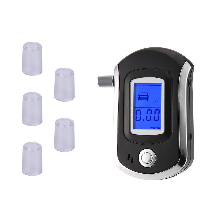 ⭐เครื่องเป่าแอลกอฮอล์ Pocket Digital Alcohol Breath Tester Breathalyzer Detector Test Testing
