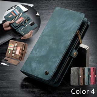 เคสหนังฝาพับ Samsung Galaxy Note 20 Ultra 5G Note 10 Plus Note 9 8 Card Slot Phone Case PU Luxury Leather Wallet Magnetic Attraction Flip Cover For Samsung Note20Ultra Note10Plus Note9 Note8 Business Stand Casing Holder PHONE CASE zipper card holder