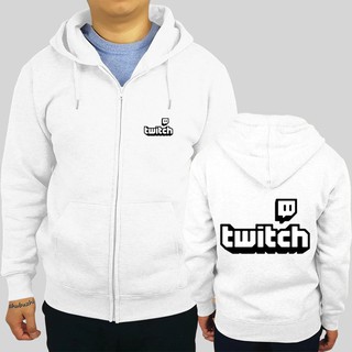 Twitch Channel กลับส่วนบุคคลผู้ชายซิปเสื้อ Hoodies ฮิปฮอปเย็นพังก์ Hoody Man