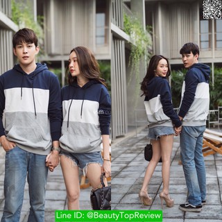 VSM20634-Navy Blue ชุดเซ็ทคู่รัก เสื้อผู้ชาย+ชุดผู้หญิง