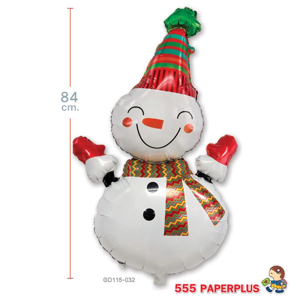 555paperplus-ซื้อใน-live-ลด-50-ลูกโป่งฟอยล์-ซานต้า-snowman-ปีใหม่-ลูกโป่งแฟนซี-ลูกโป่งจัดงานปีใหม่-gd115