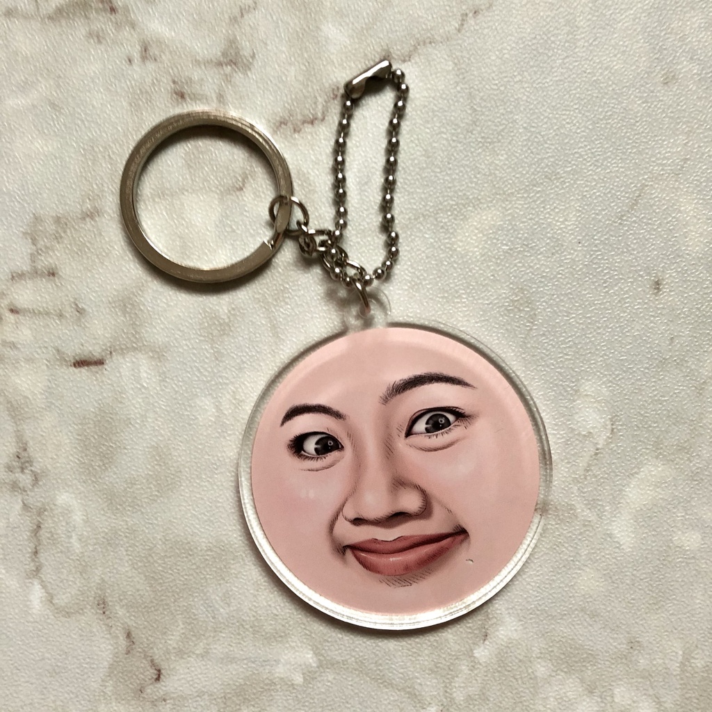 พวงกุญแจ-key-ring-funny-face