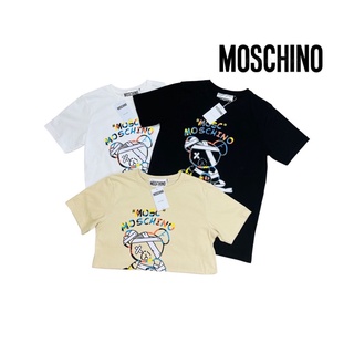 🔥พร้อมส่ง🔥เสื้อยืดงานป้าย Moschino🐻ลายใหม่ น่ารักมาก ✨