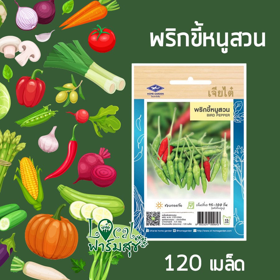 เจียไต๋-เมล็ดพริก-70-120-เมล็ด-พริก-พริกหวาน-พริกหยวก-พริกขี้หนู-พริกขี้หนูสวน-พริกหนุ่มเขียว-พริกเหลือง-คุณภาพดี