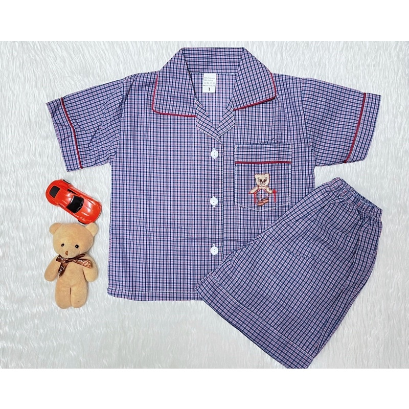 ภาพหน้าปกสินค้าชุดนอนเด็ก 6เดือน-1ขวบ แขนสั้นขาสั้น (รวมลาย) ผ้าอองฟอง, ผ้าทีซี, ผ้าสก๊อต