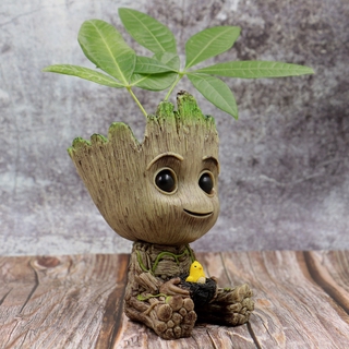 ตุ๊กตาฟิกเกอร์ Guardians Of The Galaxy Pot Shuren Groot ของเล่นสําหรับเด็ก