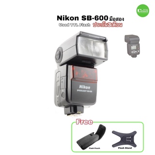 Nikon SB-600 Flash speedlight TTL iTTL แฟลช กล้อง ประสิทธิภาพสูง มีจอ LCE for Camera มือสองคัดคุณภาพ used มีประกัน3เดือน