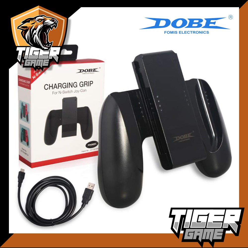 ราคาและรีวิวDOBE Charging Grip for Joy-Con Nintendo Switch (จอย grip Joy-con)(DOBE Controller Grip)(DOBE Charging Grip)(Grip จอยคอน)