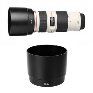 ภาพขนาดย่อของภาพหน้าปกสินค้าCanon Lens Hood ET-74 สีดำ สีเทา for EF 70-200mm f/4L IS USM จากร้าน fotostuff บน Shopee ภาพที่ 1