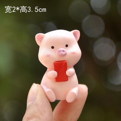 ตุ๊กตาหมูน้อยน่ารัก-ตกเเต่งสวน