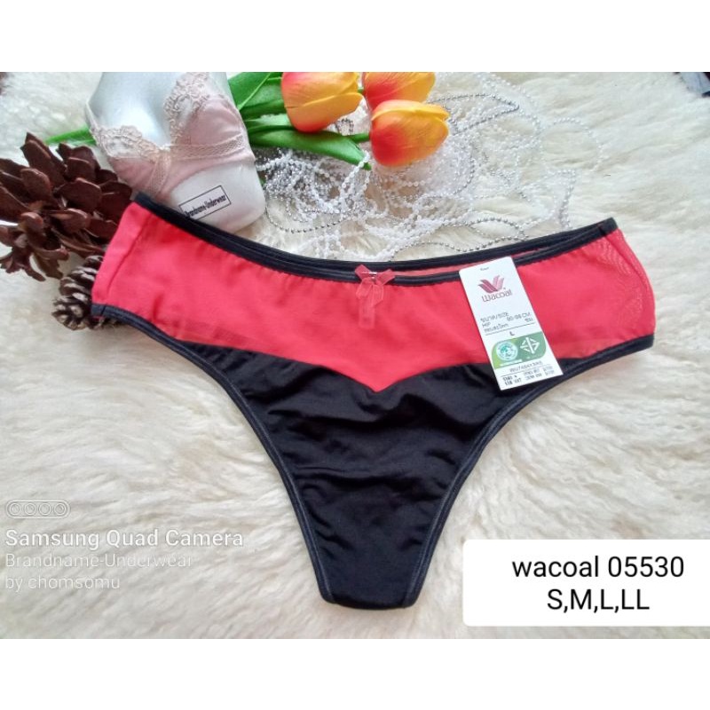 ภาพหน้าปกสินค้าWacoal (วาโก้)   Size S,M,L,LL ชุดชั้นใน/กางเกงชั้นในทรงจีสตริง(G-string) 05530 จากร้าน chomsomu บน Shopee