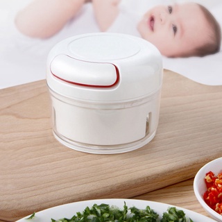 ภาพหน้าปกสินค้าhappylife เครื่องปั่นมือ เครื่องสับกระเทียม เครื่องปั่นพริก mini food chopper เครื่องปั่นมือดึง เครื่องบดเนื้อ COD ซึ่งคุณอาจชอบราคาและรีวิวของสินค้านี้