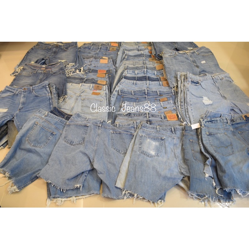 ภาพสินค้า️กางเกงยีนส์ขาสั้นแต่งขาด งานสวย สไตล์วินเทจ งาน USA แท้ ราคาถูก ส่งด่วน ส่งไว ส่งสินค้าทุกวัน จากร้าน classic_jeans88 บน Shopee ภาพที่ 7