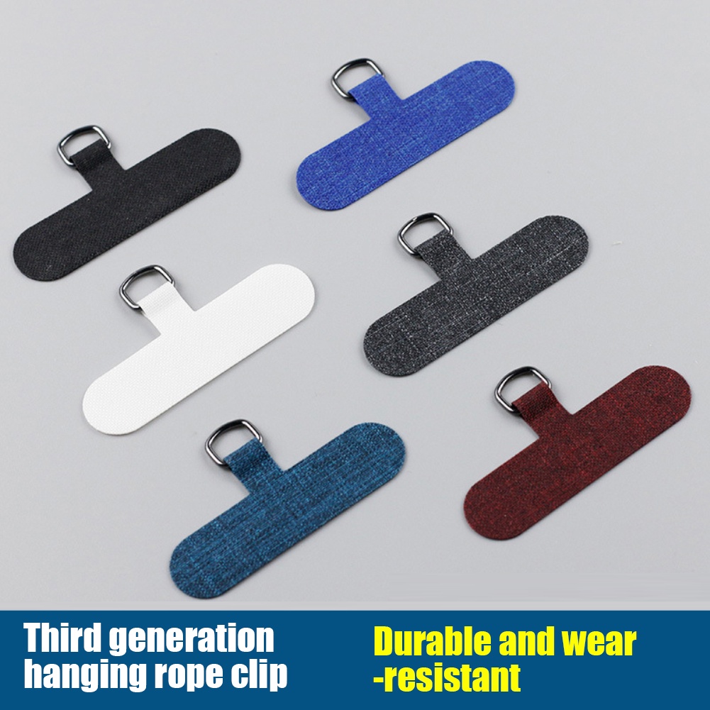 เคสโทรศัพท์-lanyard-clip-fixing-card-sticker-buckle-disassembly-multifunctional-universal-adjustable-cord-rope-patch-anti-lost-bluey