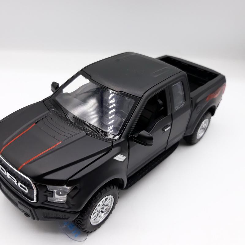 โมเดลรถยนต์-ford-off-road-diecast-ทำจากเหล็ก-สัดส่วน-1-32-ประตู-ฝากระโปรง-เปิดปิดได้เหมือนจริง-สีดำ