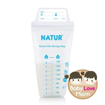 natur-ถุงเก็บน้ำนม-8oz-10-ถุง