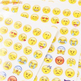 สติ๊กเกอร์กระดาษอัลบั้มหน้ายิ้ม emoji qq น่ารัก diy