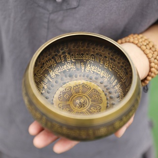 #พร้อมส่ง ขันทิเบต Tibetan Singing Bowl ขนาด 15 cm. ใช้สำหรับทำสมาธิขณะสวดมนต์
