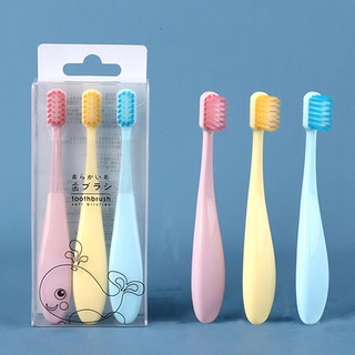 สินค้า แปรงสีฟัน แปรงสีฟันเด็ก 1-3ขวบ แปรงสีฟันเด็กขนนุ่ม แปรงสีฟันญี่ปุ่นแพ็ค3