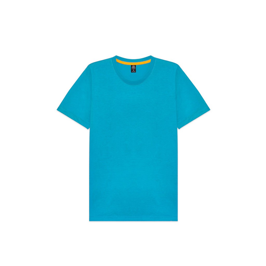 เสื้อยืดคอกลม-สีฟ้า-คอตตอน100