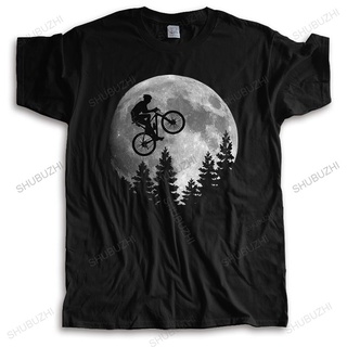 [S-5XL] เสื้อยืดแขนสั้น ผ้าฝ้าย พิมพ์ลายกราฟฟิค Cool Moon Mountain Bike เหมาะกับของขวัญ สําหรับผู้ชาย