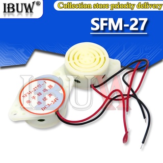 สินค้า สัญญาณเตือนภัยอิเล็กทรอนิกส์ 3-24V 12V สีขาว ดํา สําหรับ Arduino SFM-27 1 ชิ้น