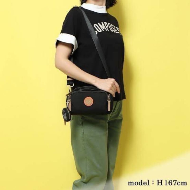 kipling-by-beams-design-abanu-crossbody-กระเป๋าสะพายไหล่ที่มีดีไซน์จากนักครีเอเตอร์ชื่อดังในประเทศญี่ปุ่น