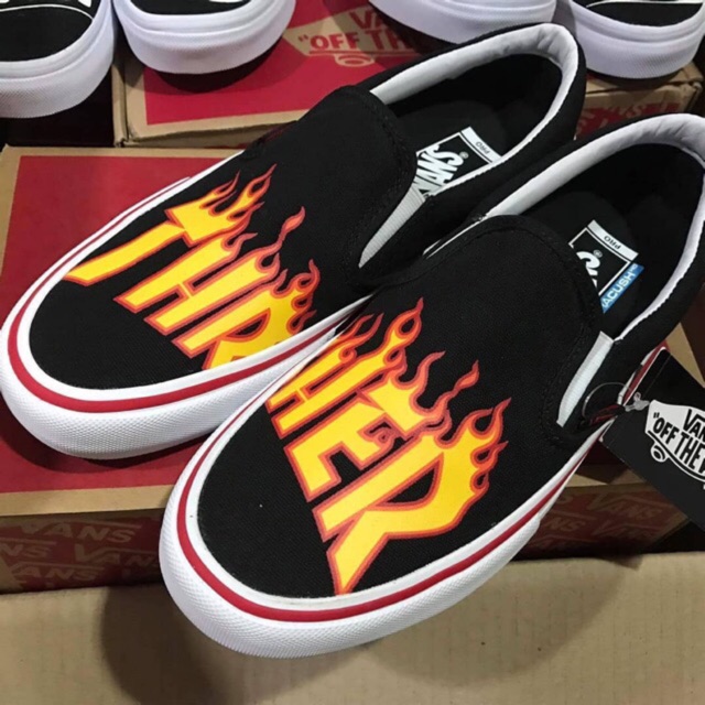 Thrasher slip sales on vans