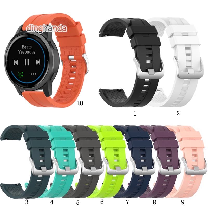 ภาพหน้าปกสินค้าสายนาฬิกาซิลิโคน 22มม สำหรับ Garmin Active vivoactive 4