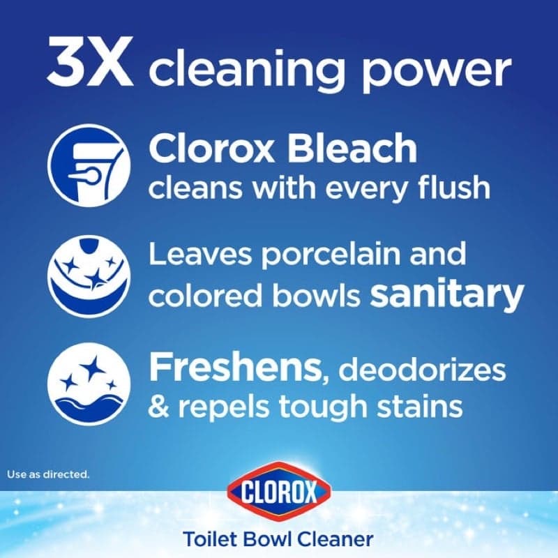 clorox-toilet-bowl-cleaner-เม็ดใหญ่50gm-6ก้อน-ดับกลิ่น-ขจัดคราบฝังลึกชักโครก-tru-blu