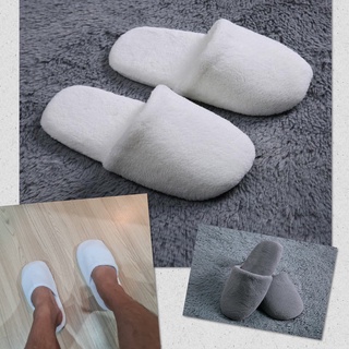 สลิปเปอร์ รองเท้าใส่ในบ้าน Slippers รองเท้าแตะ ขนนุ่มฟู พื้นกันลื่น ขนาด Free Size เกรดพรีเมี่ยม