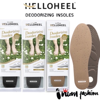 ภาพขนาดย่อของภาพหน้าปกสินค้าHelloheel แผ่นรองพื้นในรองเท้า รุ่นดับกลิ่นและซับเหงื่อ เพื่อเท้าแห้งสบาย Deodorizing Insoles for Improved Foo Hygiene จากร้าน nfshoesthailand บน Shopee