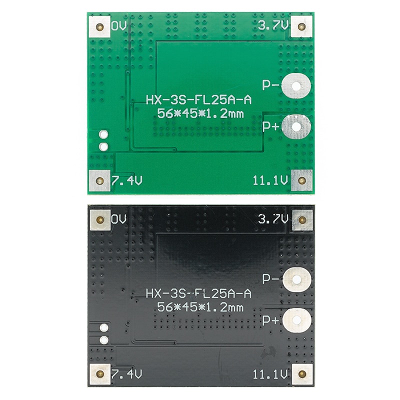 3s-25a-li-ion-18650-bms-pcm-บอร์ดป้องกันแบตเตอรี่-bms-pcm-พร้อมสมดุล-สําหรับโมดูลเซลล์แบตเตอรี่-li-ion-lipo