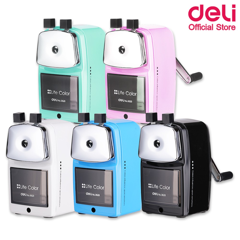 deli-0620-pencil-sharpener-เครื่องเหลาดินสอแบบยืดโต๊ะ-กบ-อุปกรณ์นักเรียน-ดินสอไม้-เครื่องเขียน