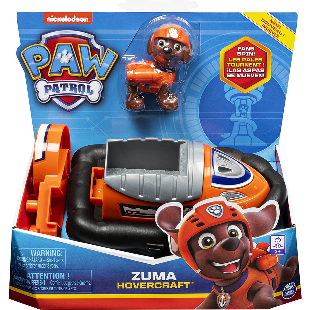 paw-patrol-zuma-s-hovercraft-vehicle-with-collectible-figure-ฟิกเกอร์-paw-patrol-zumas-hovercraft-vehicle-พร้อมของสะสม