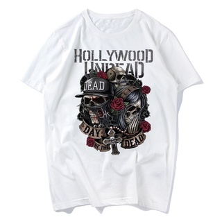 เสื้อยืดผ้าฝ้ายพิมพ์ลาย เสื้อยืด พิมพ์ลายวงร็อค N Roll Hollywood Undead อเนกประสงค์ สําหรับผู้ชาย 2022