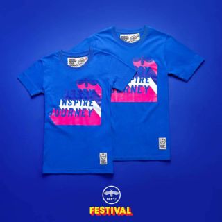 Beesy เสื้อยืด ช/ญ รุ่น Festival สีฟ้า (ราคาต่อตัว)
