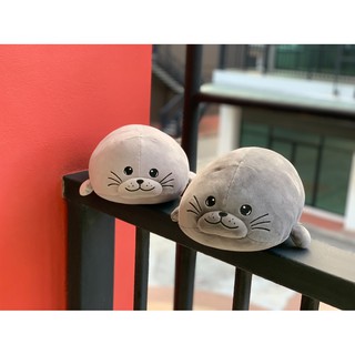 ตุ๊กตาแมวน้ำ  (ท่าหมอบ)  ไซส์ SS  Seal (Laying Down)  Stuffed Animal