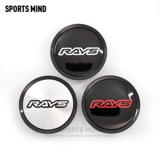 ฝาครอบดุมล้อรถยนต์ ขนาด 75 มม. สําหรับ RAYS WHEEL Emblem Logo อุปกรณ์เสริมจัดแต่งทรงผม 4 ชิ้น ต่อล็อต