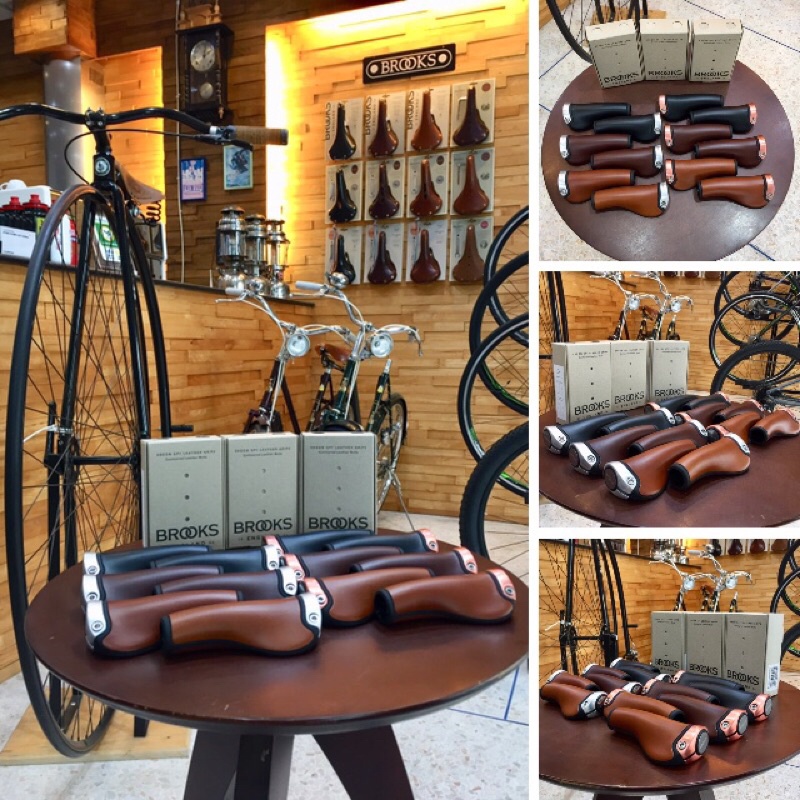 Manopole Bici Ergonomica Brooks Ergon GP1 - Unisex, Riduci L'Affaticamento Della Mano, Adatte Per Manubri Con Cambio A Rotazione