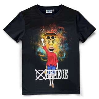 Dextreme เสื้อยืดวันพีซ (DOP-864) สกรีนเต็มตัว ลาย ลูฟี่ Luffy