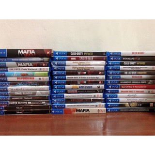 แผ่นเกม ps4 มือ1 ทุกแผ่น แผ่นเกมส์ ps4 อัพเดทเรื่อยๆ