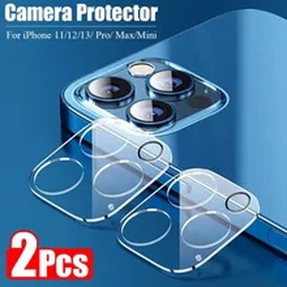 สินค้า 2PCS ฟิล์มกระจกนิรภัยกันรอยกล้องหลัง iPhone 14 13 12 11 Pro Max Mini Plus