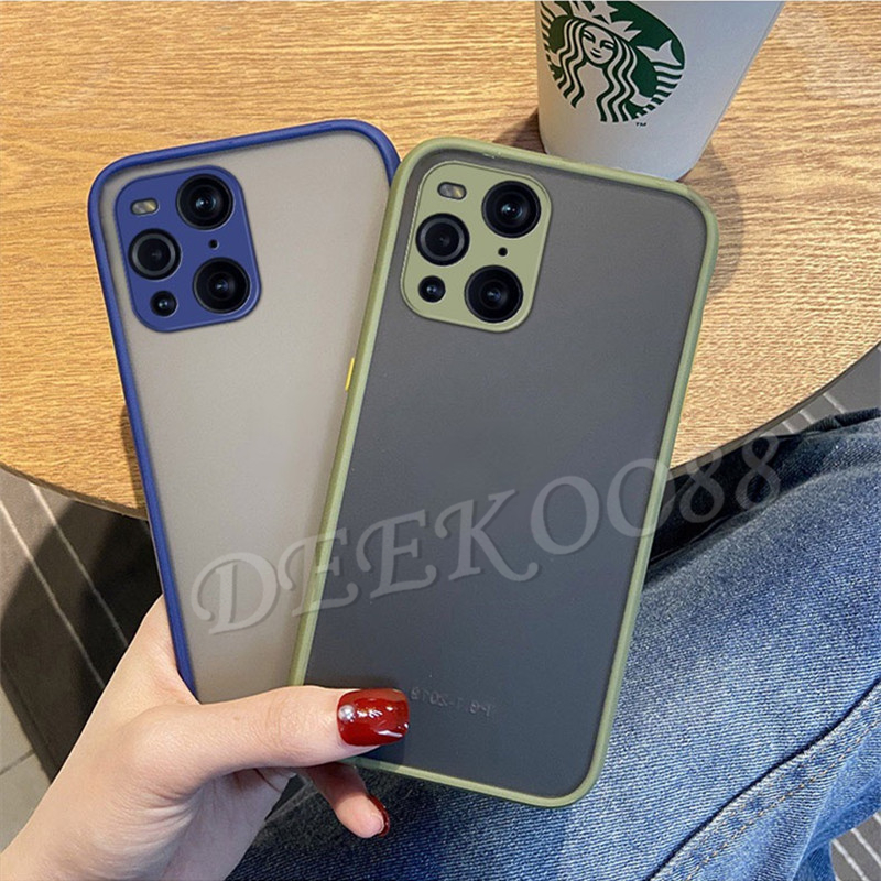 เคสโทรศัพท์-oppo-find-x3-pro-a94-casing-camera-lens-protection-luxury-transparent-matte-pc-back-cover-เคส-find-x3pro-hard-case-oppoa94