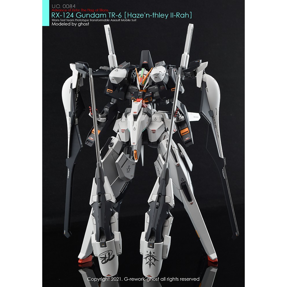 Water Decal [HG] A.O.Z RX124 GUNDAM TR6 [Haze'nthley IIRah]แท้จาก G