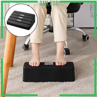 Foot Rest  Under Desk Foot Rest Massage Pad for Home Office Travel White